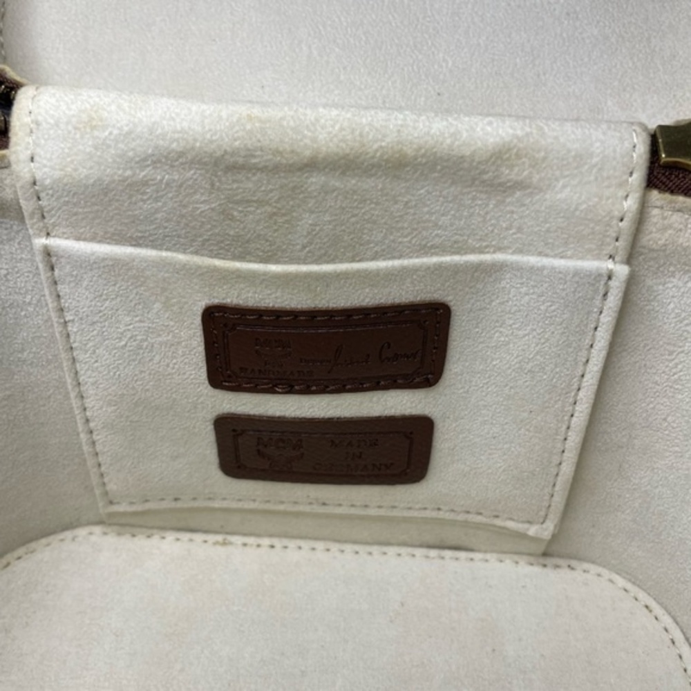 Auth MCM Brown Leather Vanity Bag - Picture 8 of 8